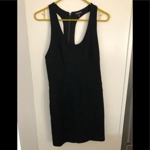 LBD with halter neck and zip back